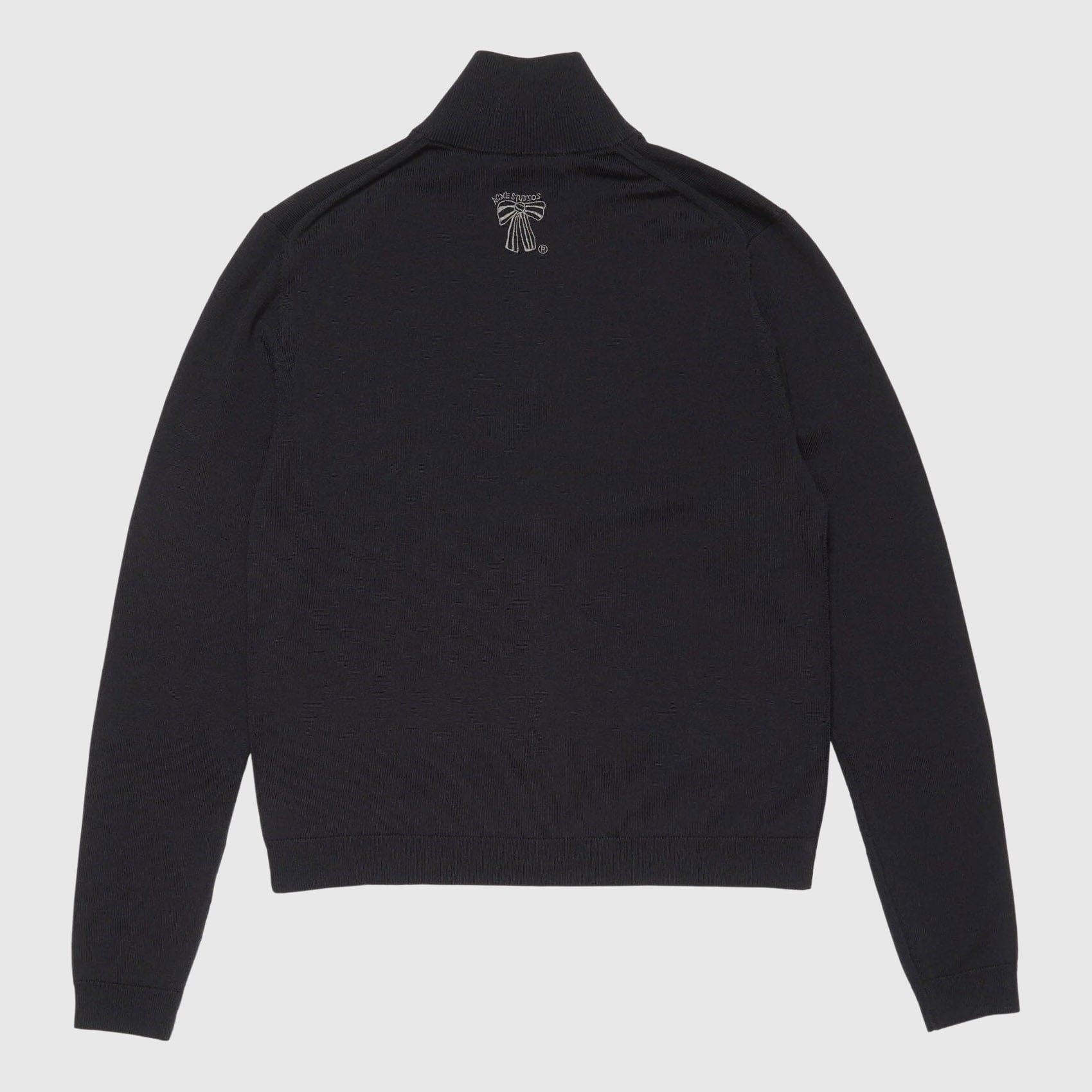 Acne Studios Zip Up Cardigan - Black Knitwear Acne Studios 
