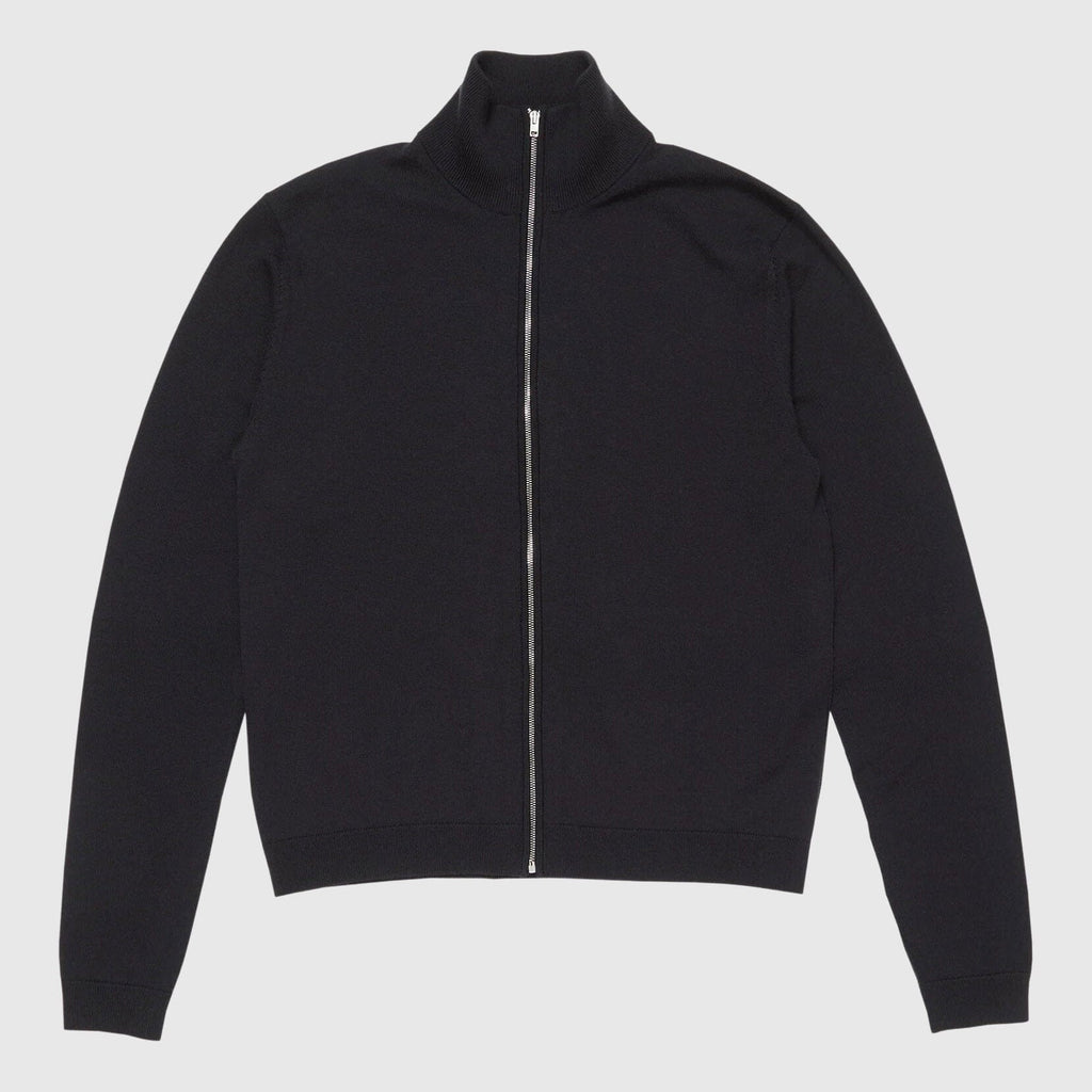 Acne Studios Zip Up Cardigan - Black Knitwear Acne Studios 