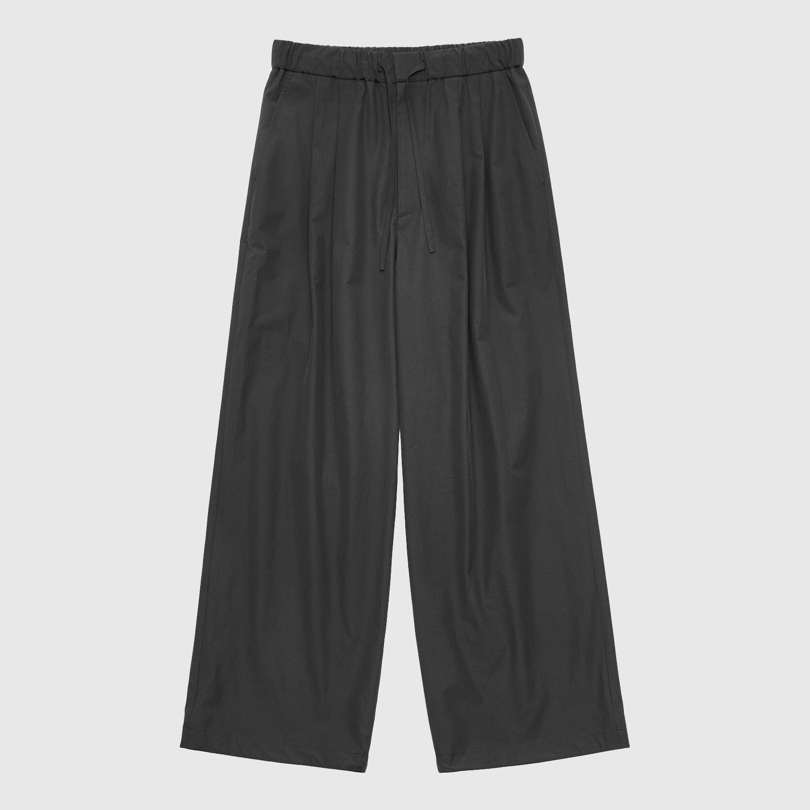Amomento Drawstring Pants - Charcoal Pants Amomento 