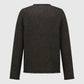 Amomento Hairy Slub Pullover - Dark Brown Knitwear Amomento 