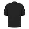 Amomento Half Zip-up Knit - Black Knitwear Amomento 