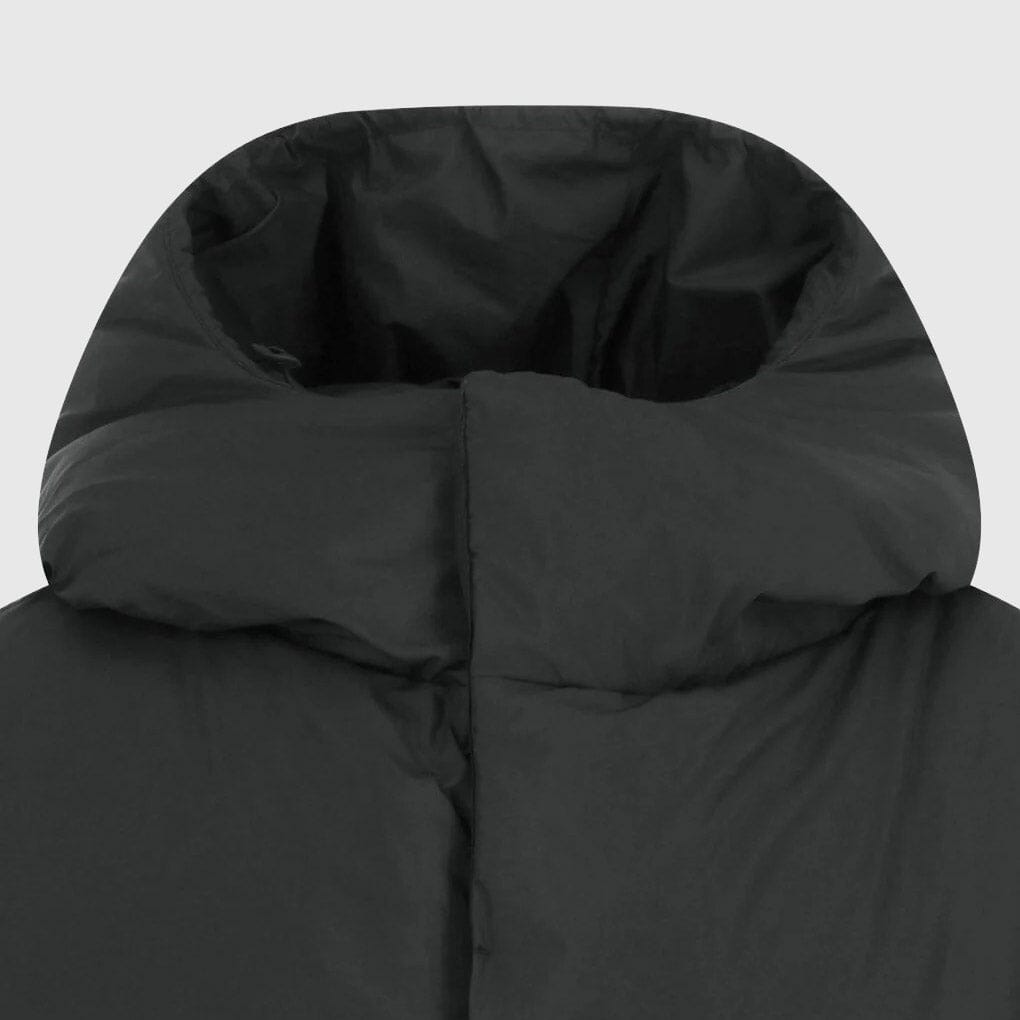Amomento Hooded Down Puffer - Black Outerwear Amomento 