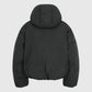 Amomento Hooded Down Puffer - Black Outerwear Amomento 