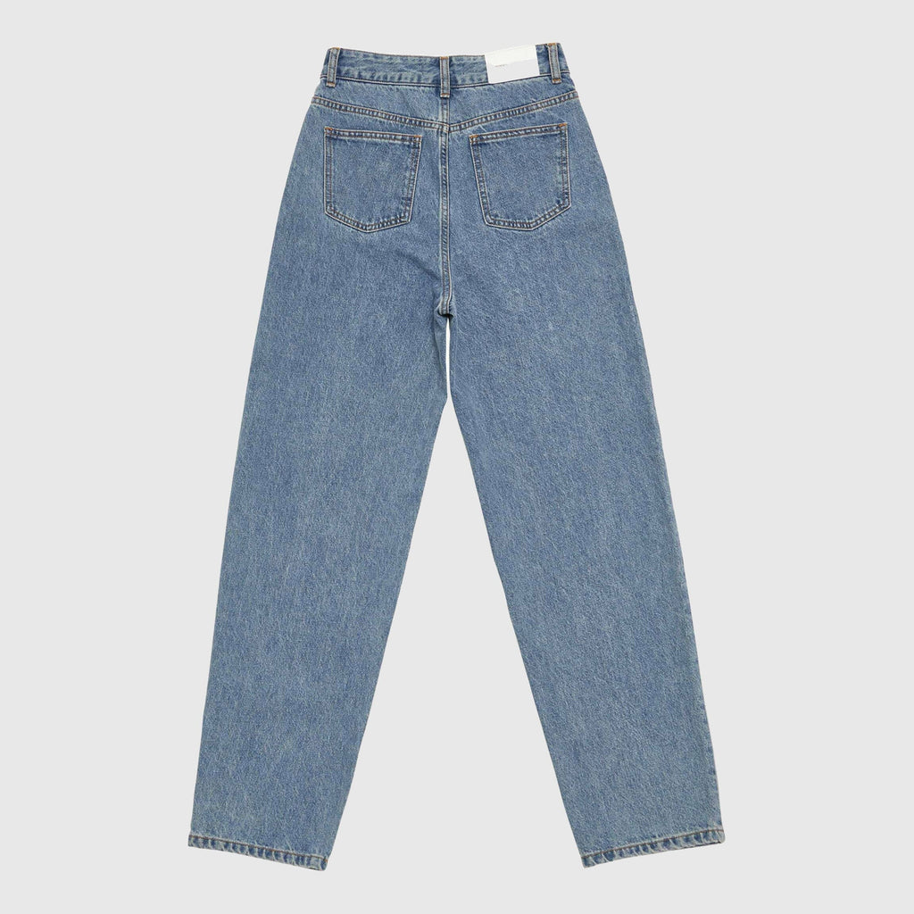 Amomento Mens Recycled Cotton Denim Jeans - Mid Blue Pants Amomento 