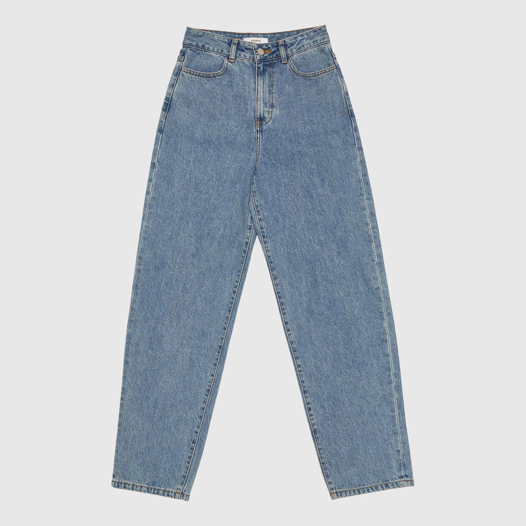 Amomento Mens Recycled Cotton Denim Jeans - Mid Blue Pants Amomento 