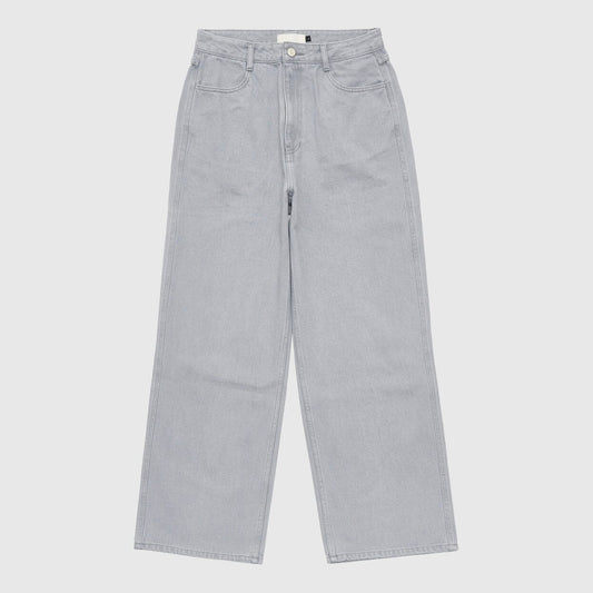 Amomento Mens Semi Wide Boots Cut Jeans - Light Grey Pants Amomento 