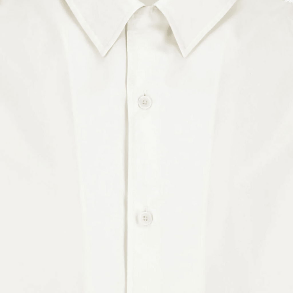 Amomento Open Collar Shirt - Ivory Shirt Amomento 