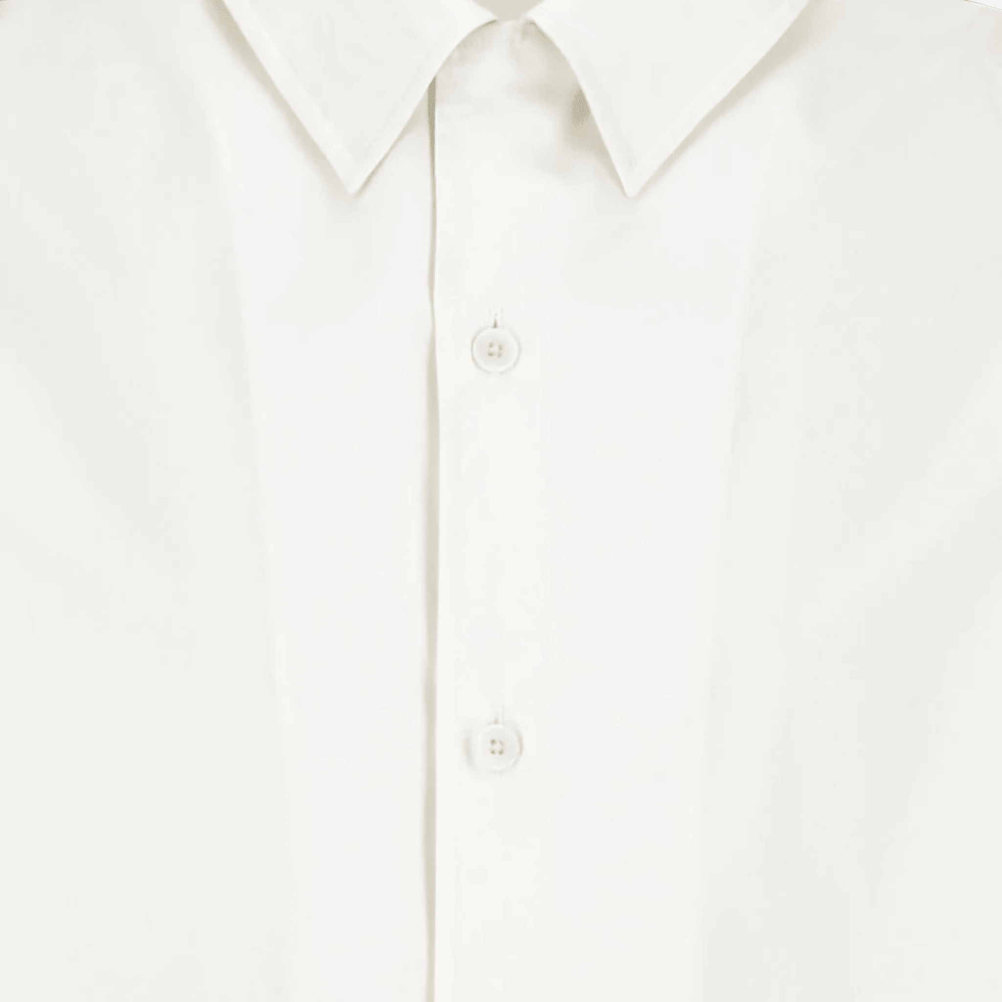 Amomento Open Collar Shirt - Ivory Shirt Amomento 