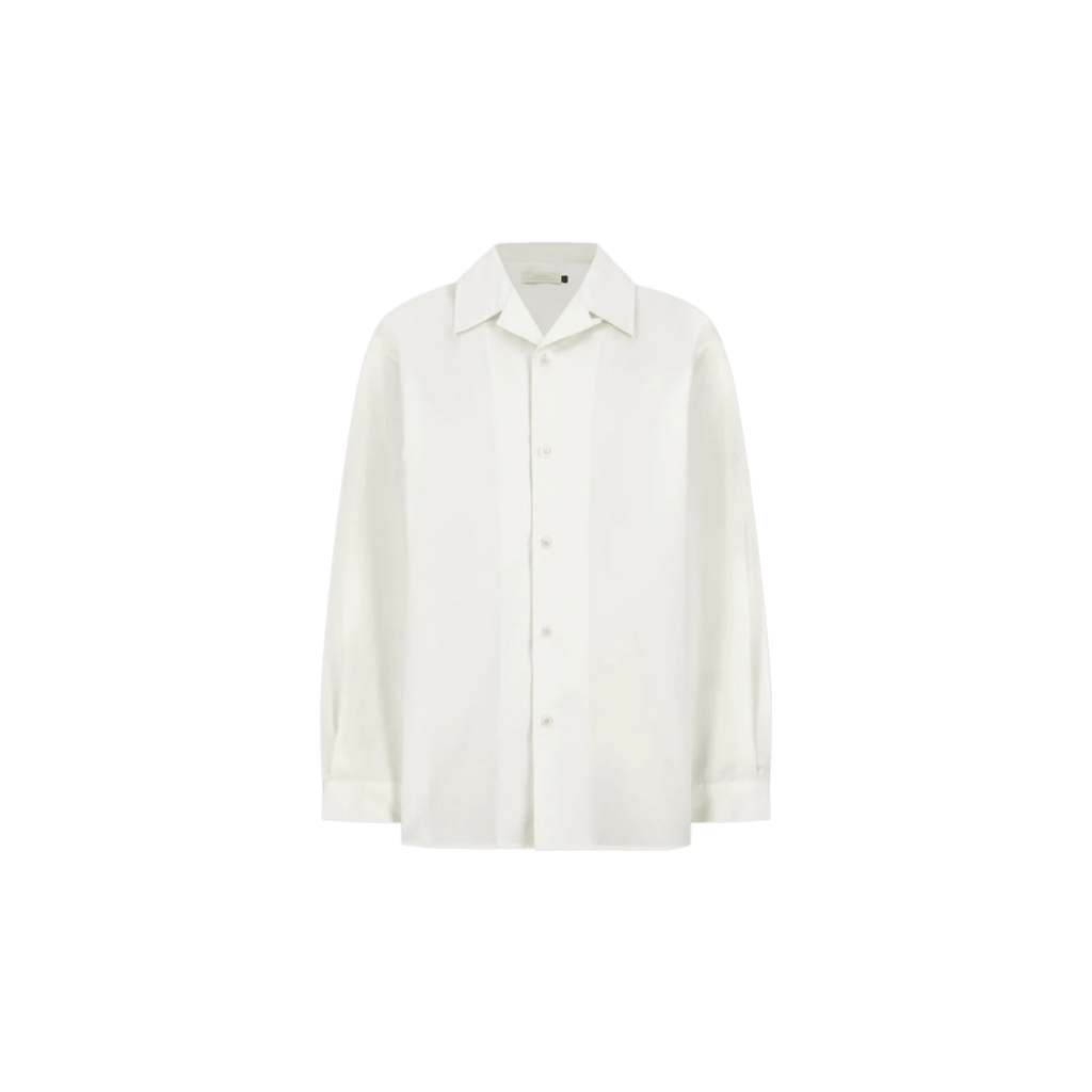 Amomento Open Collar Shirt - Ivory Shirt Amomento 