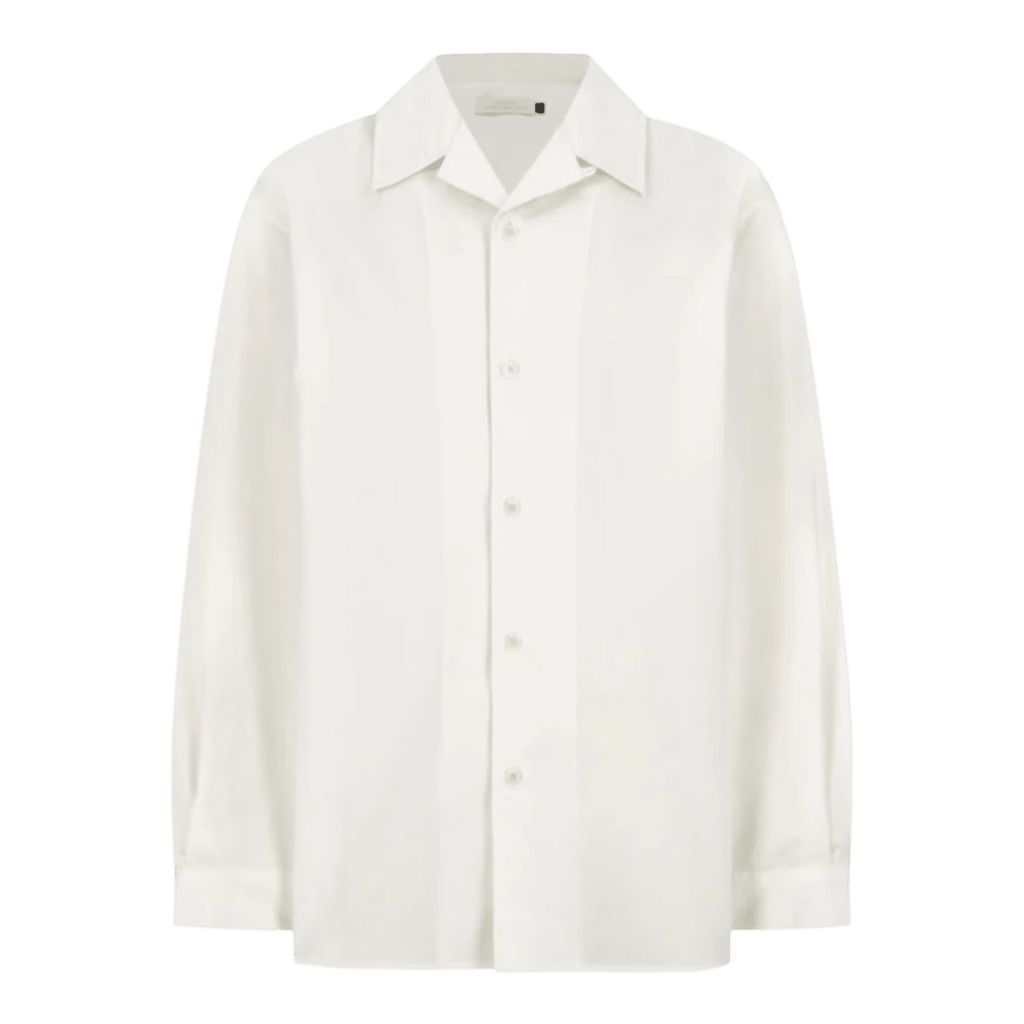 Amomento Open Collar Shirt - Ivory Shirt Amomento 