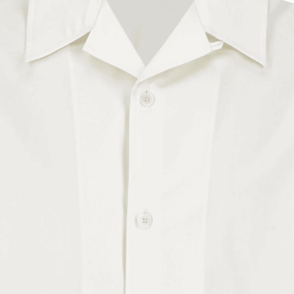 Amomento Open Collar Shirt - Ivory Shirt Amomento 