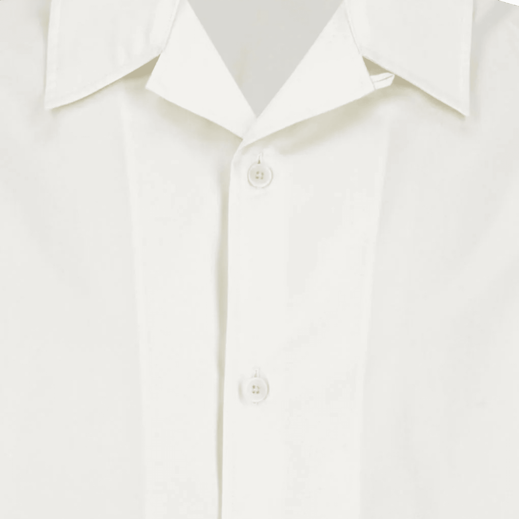 Amomento Open Collar Shirt - Ivory Shirt Amomento 