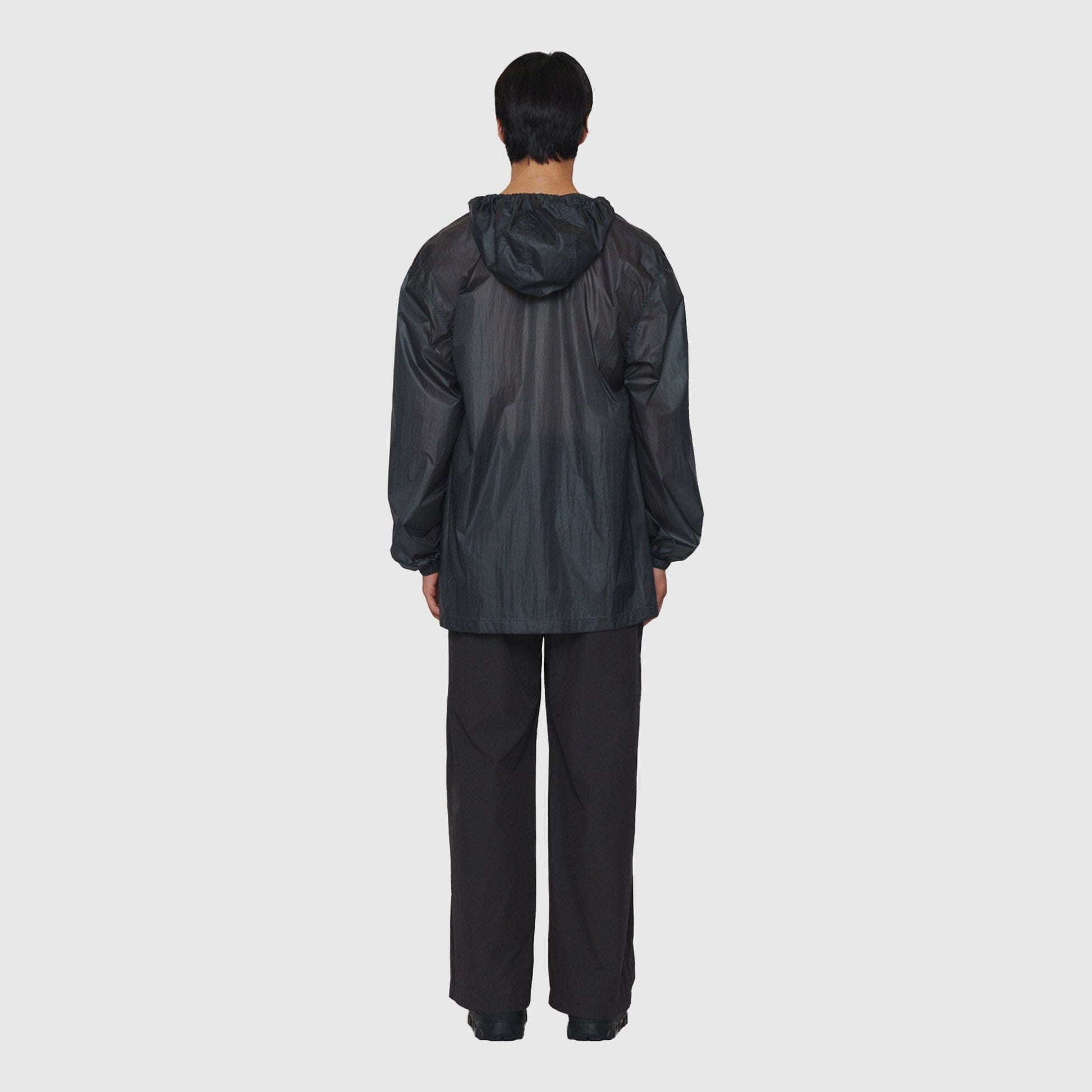 Amomento Oversize Shirring Poncho - Navy Jacket Amomento 