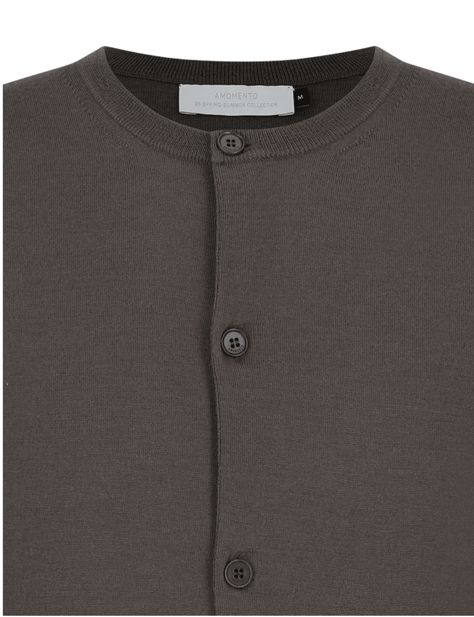 Amomento Wool Cardigan - Brown Cardigan Amomento 