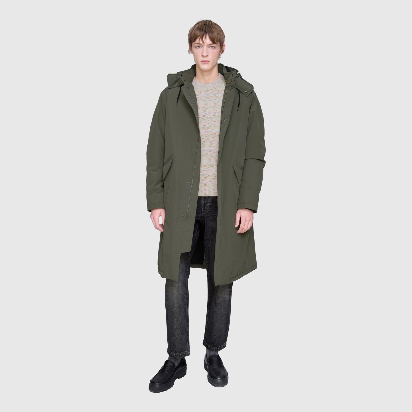 A.P.C. Anatole Parka - Military Khaki Outerwear A.P.C. 
