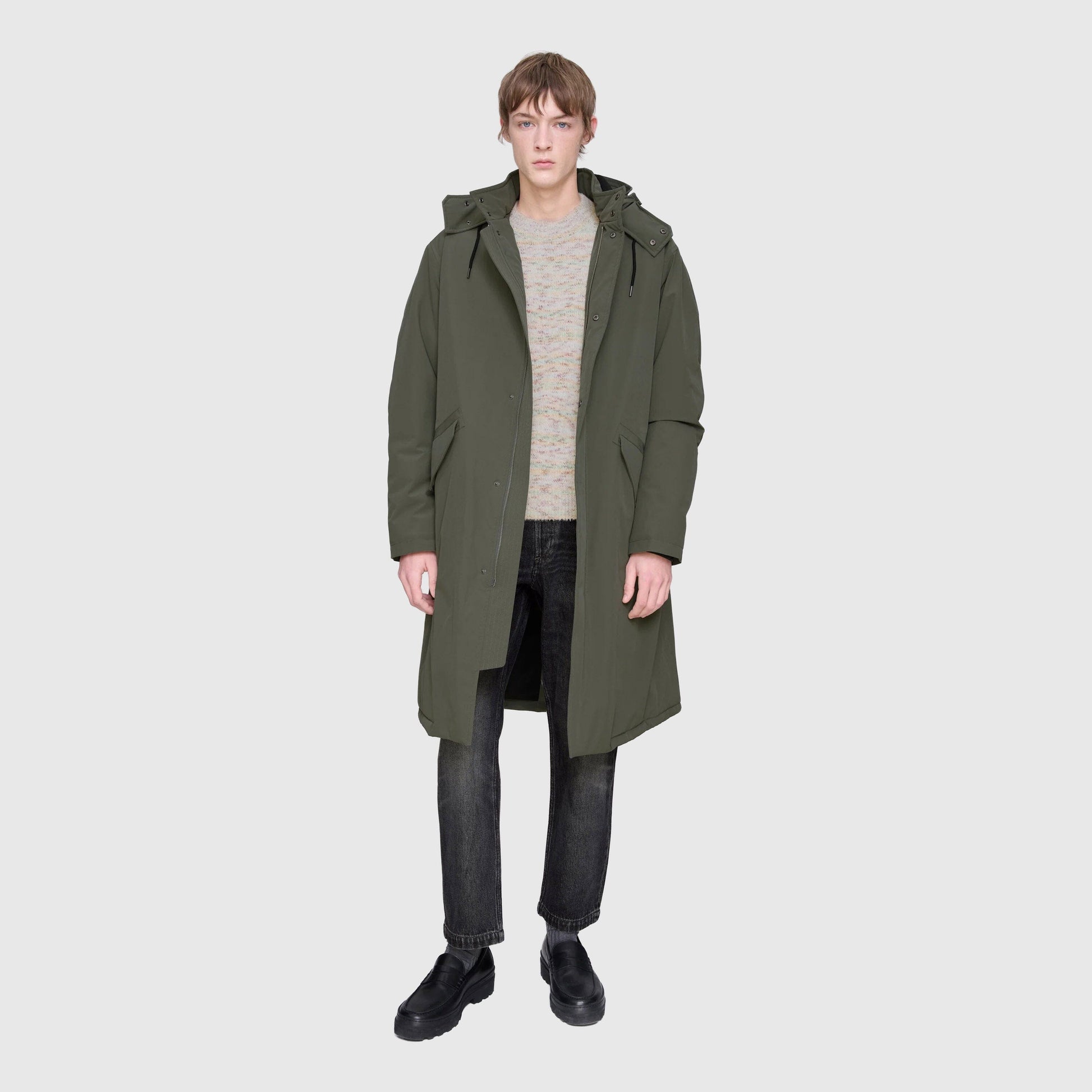 A.P.C. Anatole Parka - Military Khaki Outerwear A.P.C. 