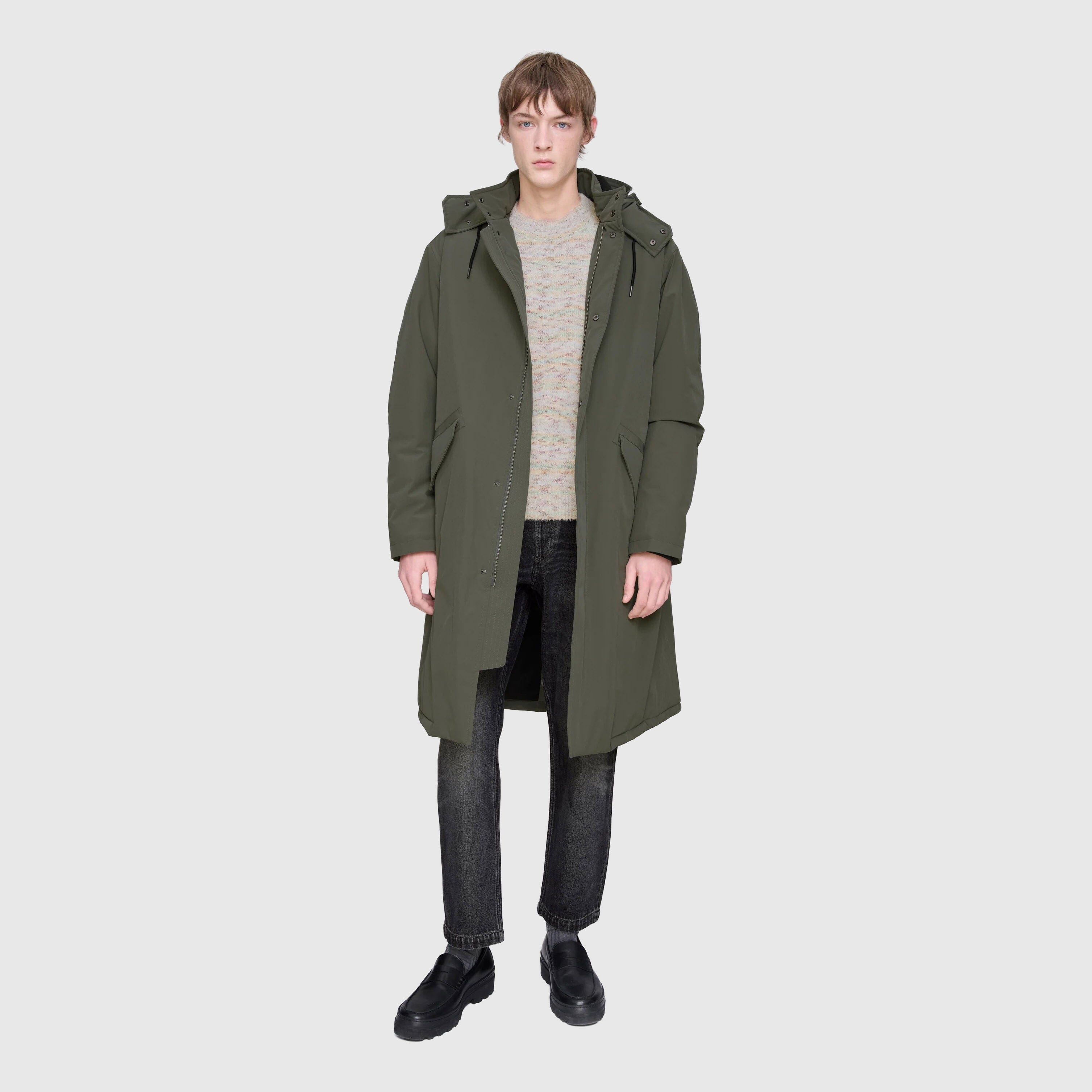 A.P.C. Anatole Parka - Military Khaki Outerwear A.P.C. 