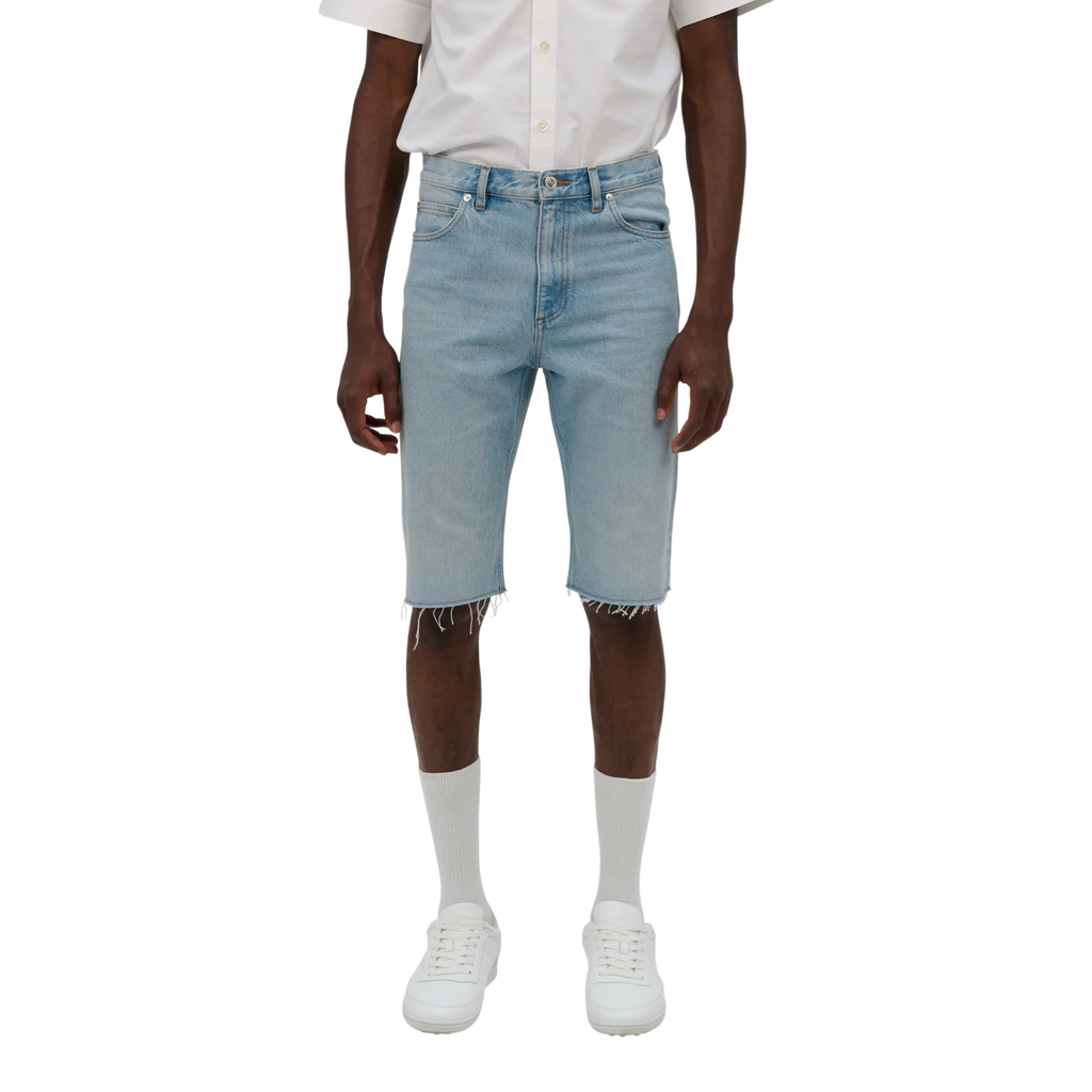 A.P.C Bermuda Sam Shorts - Iab Light Blue Shorts A.P.C 