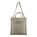 A.P.C Cabas Recuperation Bag - Khaki Tote Bag A.P.C 