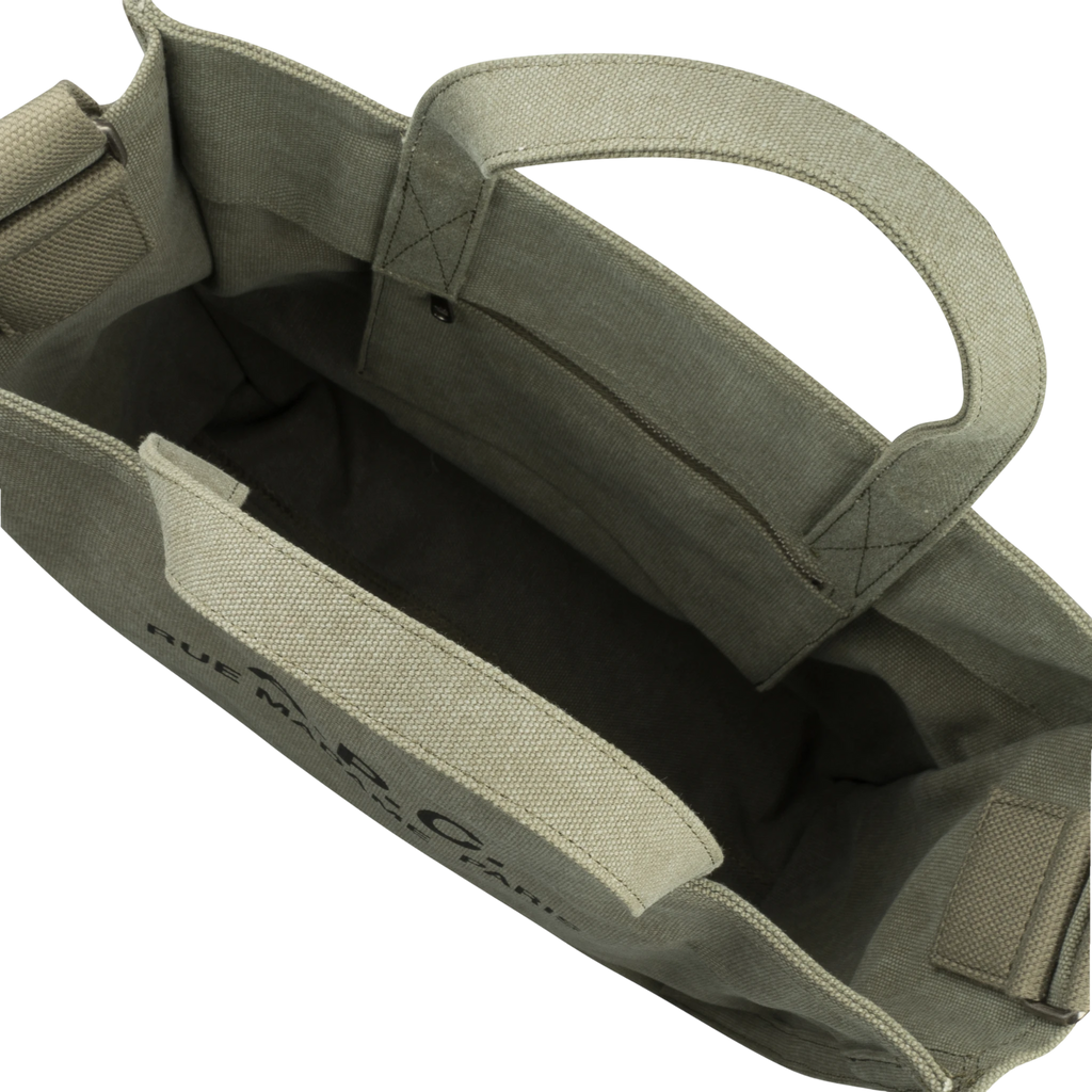 A.P.C Cabas Recuperation Bag - Khaki Tote Bag A.P.C 