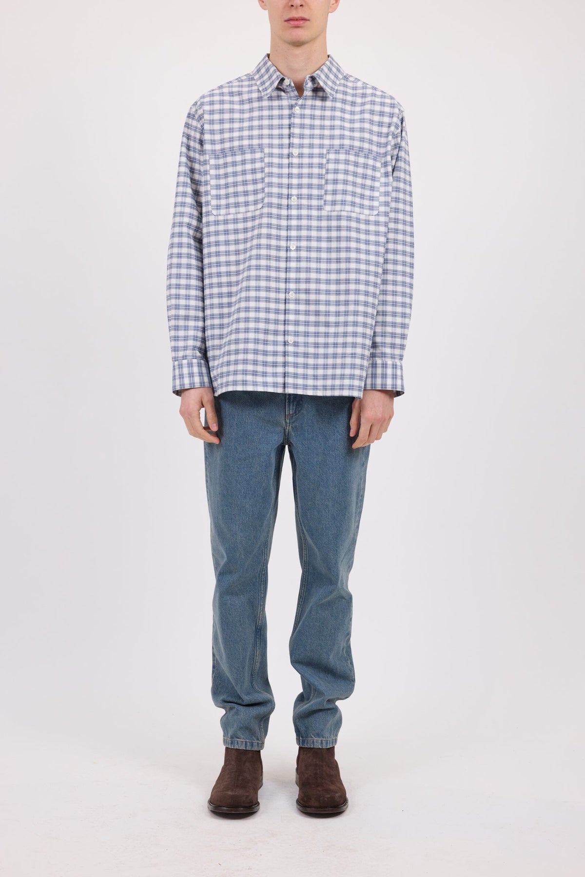 A.P.C. - Chemise Malcom - Ecru Skjorte A.P.C. 