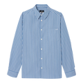 A.P.C Chemise Malo Logo Shirt - Iaf Steel Blue Shirt A.P.C 