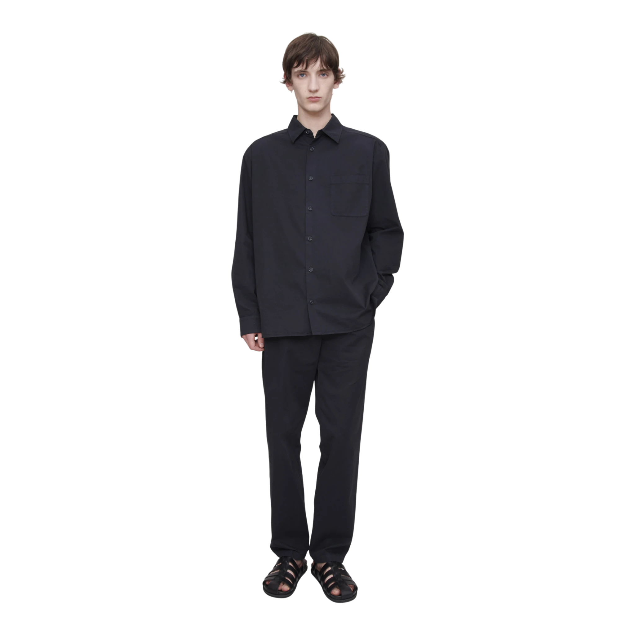 A.P.C Chemise Malo Logo Shirt - Lza False Black Shirt A.P.C 