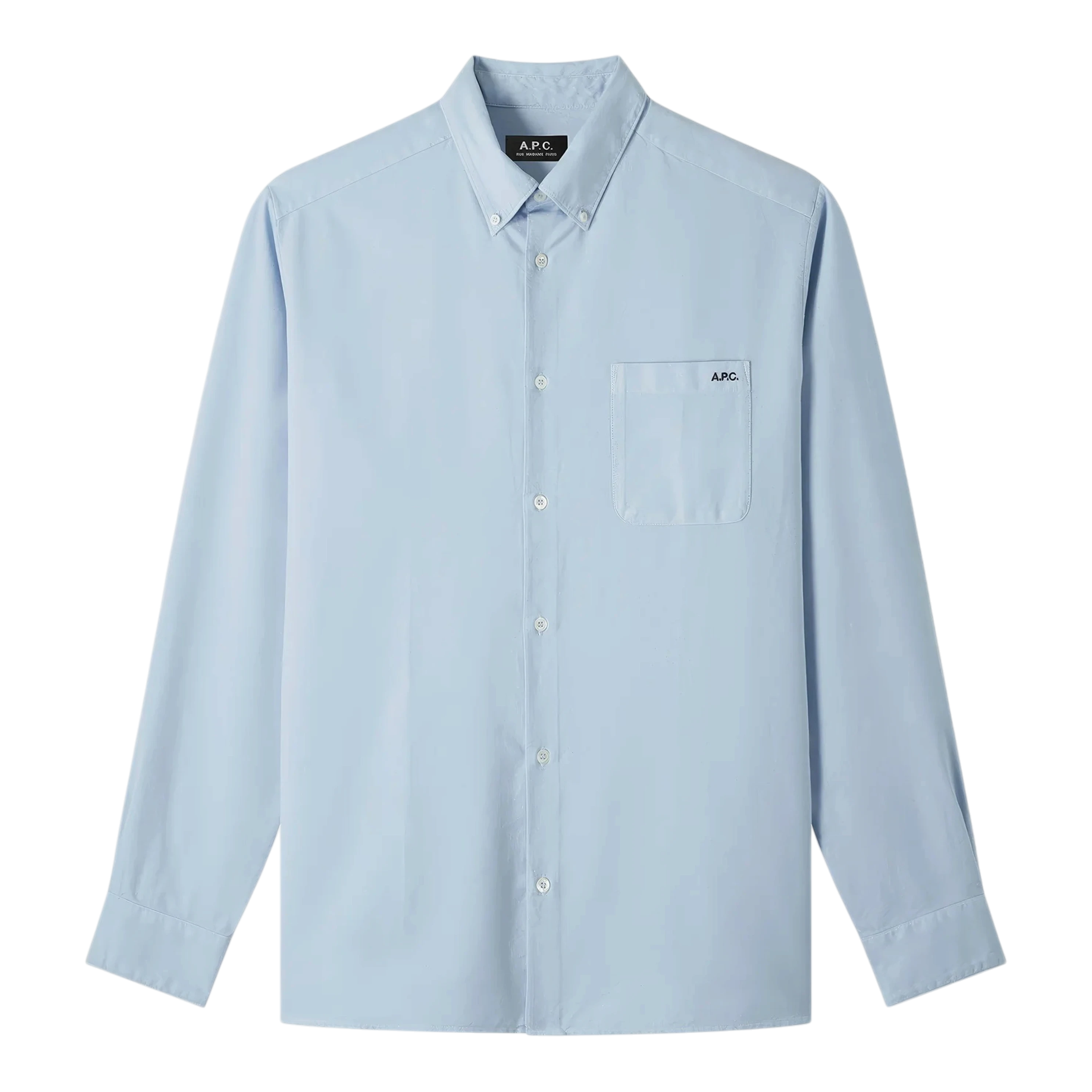A.P.C. - Chemise Mateo Logo - Blue Skjorte A.P.C. 