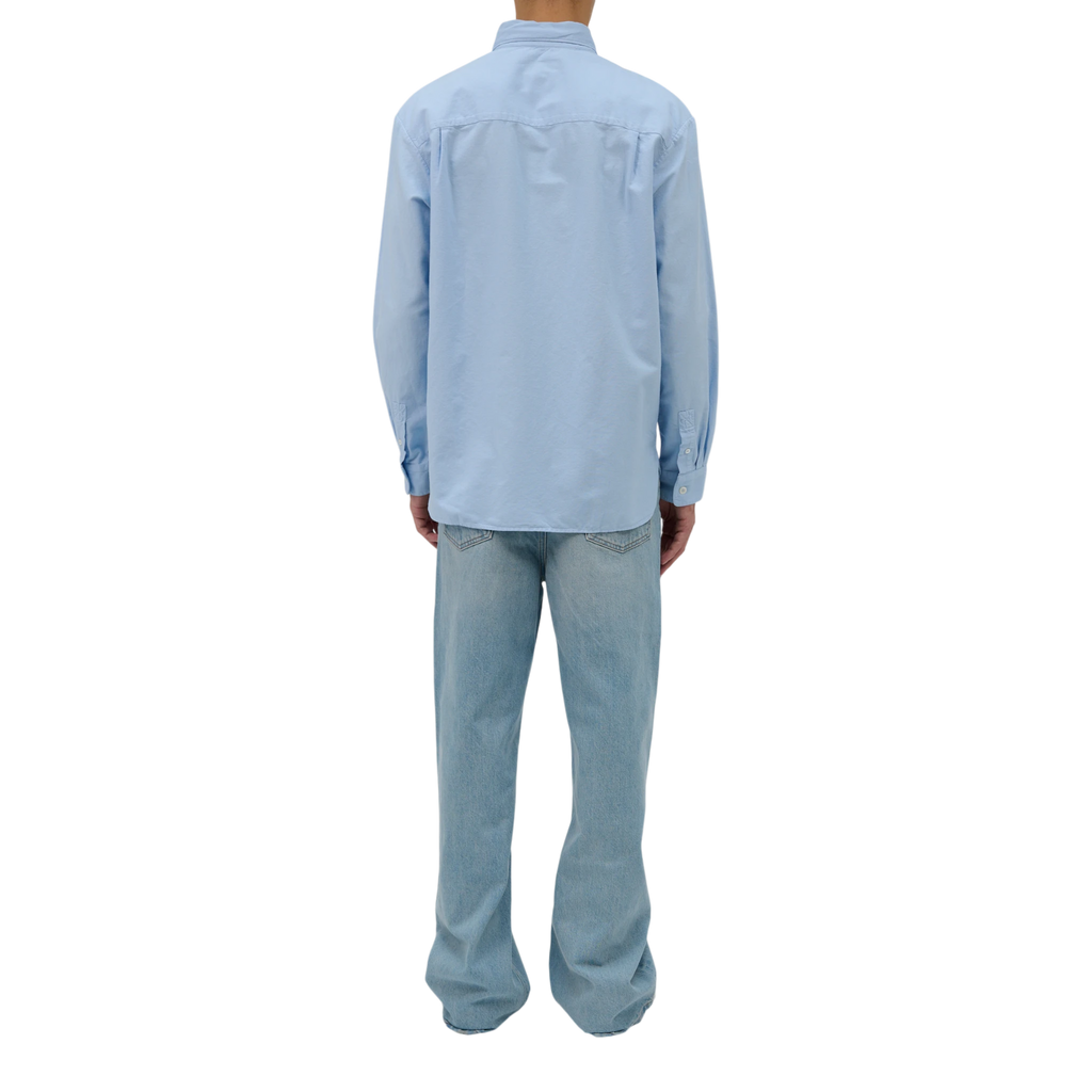 A.P.C Chemise Mateo Logo (Fr) Shirt - Iab Light Blue Shirt A.P.C 