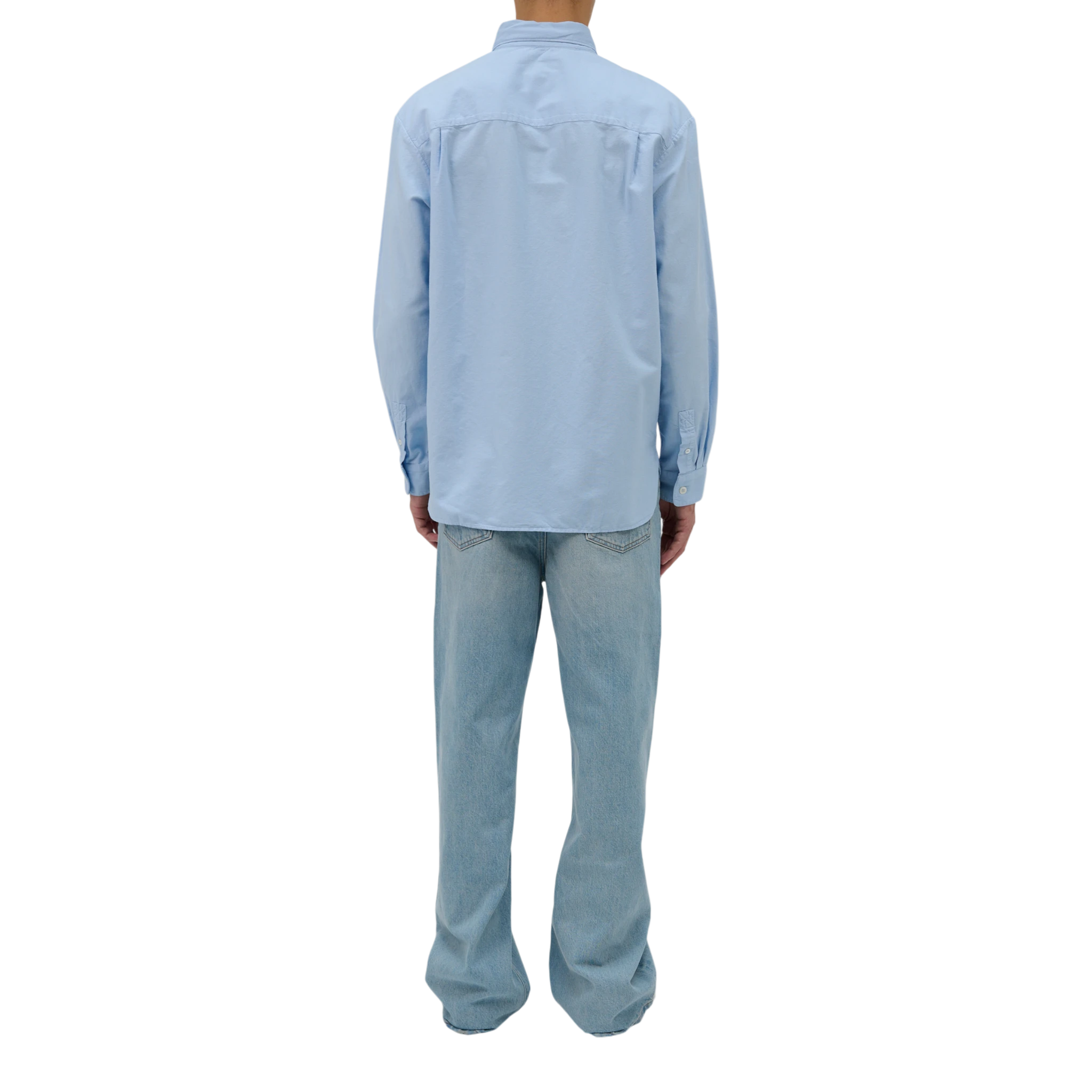 A.P.C Chemise Mateo Logo (Fr) Shirt - Iab Light Blue Shirt A.P.C 