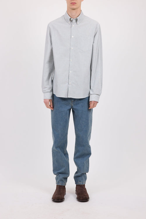 A.P.C. - Chemise New Greg - Green Skjorte A.P.C. 