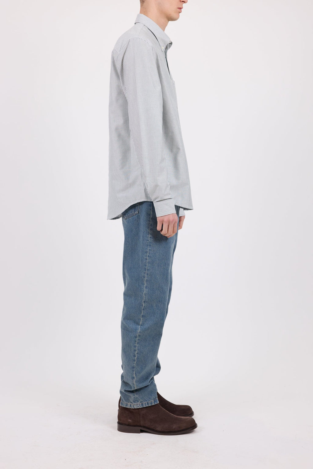 A.P.C. - Chemise New Greg - Green Skjorte A.P.C. 