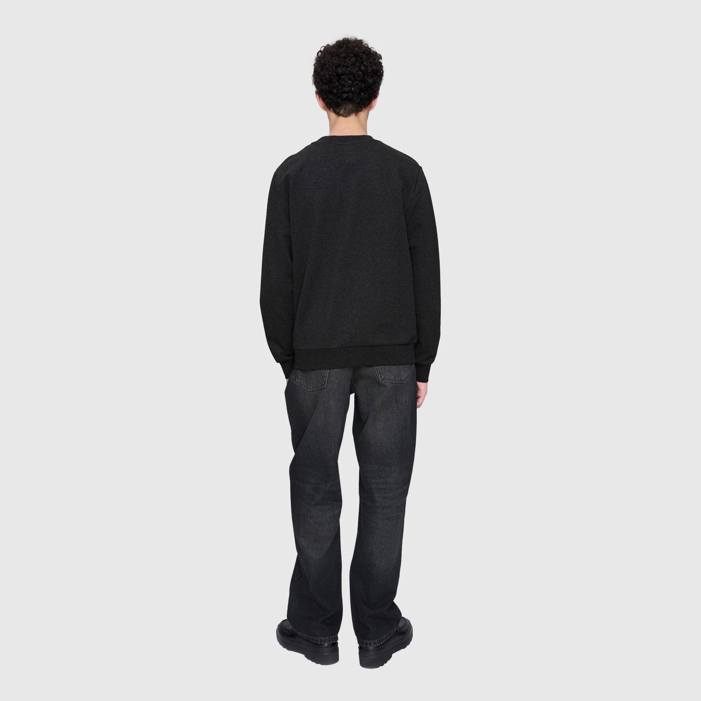 A.P.C. Item Standard Sweatshirt - Anthracite Chine / Bleu Sweatshirt A.P.C. 