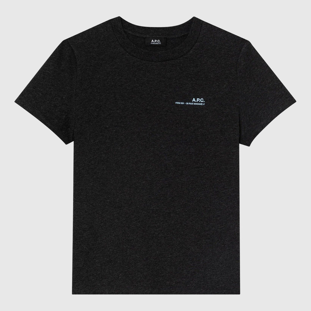 A.P.C. Item Standard T-Shirt - Anthracite Chine / Bleu T-shirt A.P.C. 