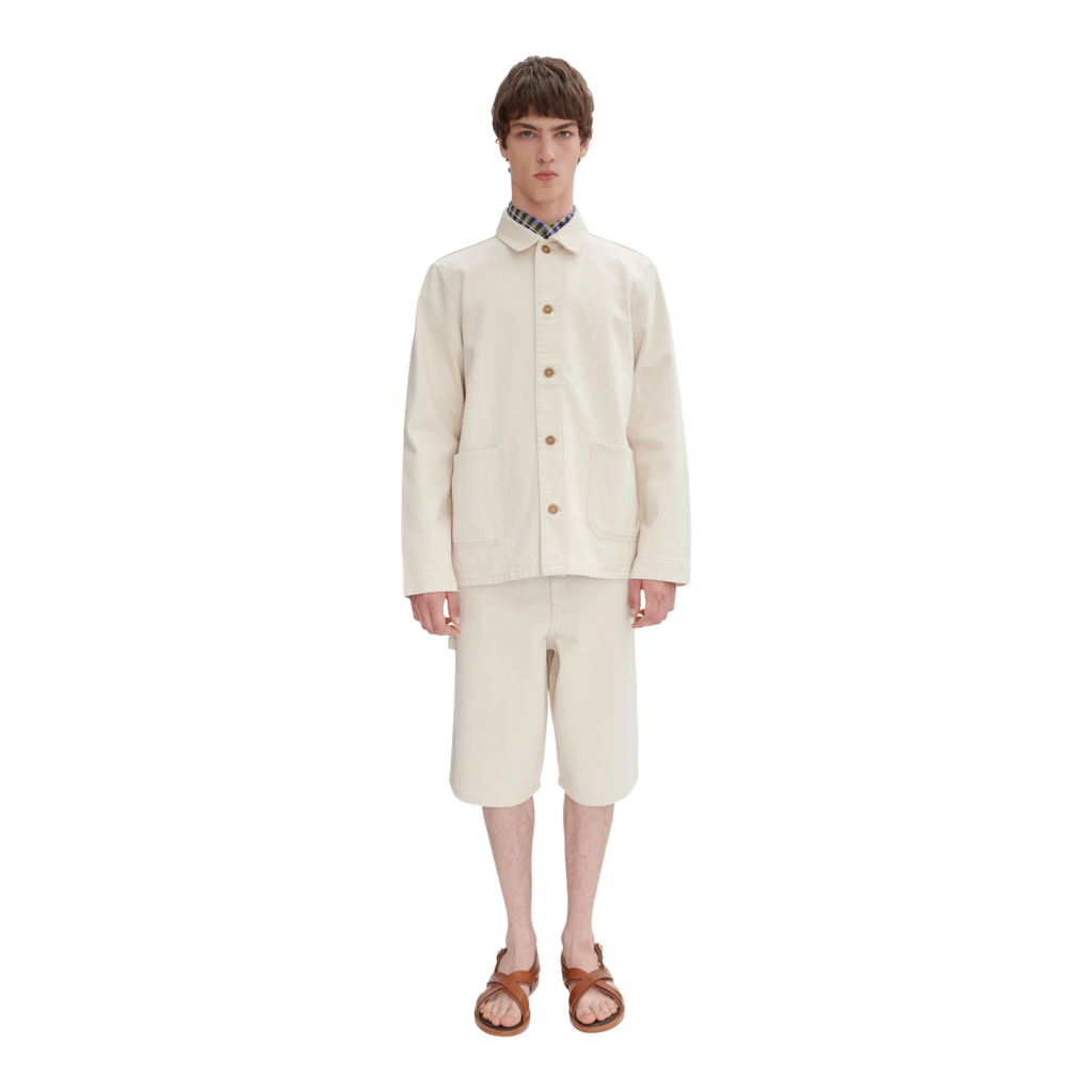 A.P.C Kerlouan Brodee Jacket - Ecru Outerwear A.P.C 