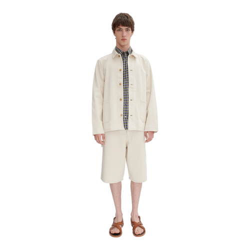 A.P.C Kerlouan Brodee Jacket - Ecru Outerwear A.P.C 
