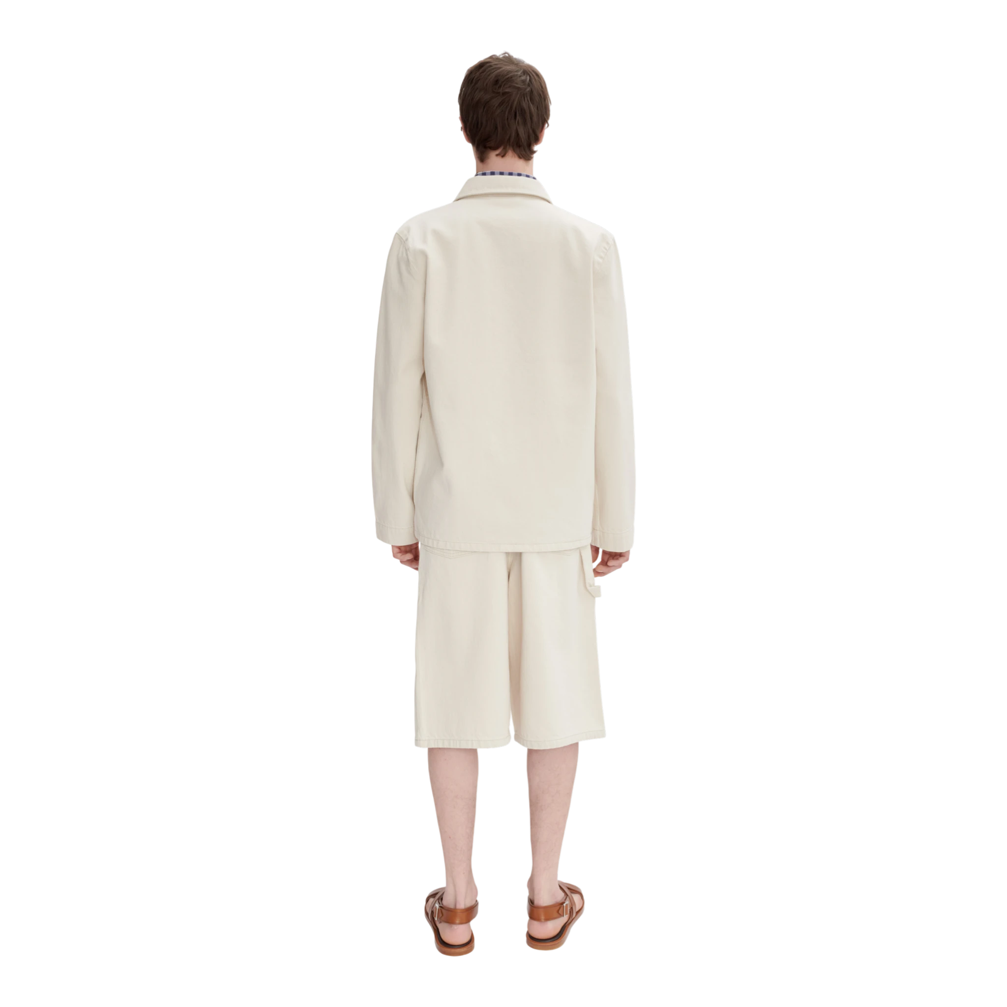 A.P.C Kerlouan Brodee Jacket - Ecru Outerwear A.P.C 
