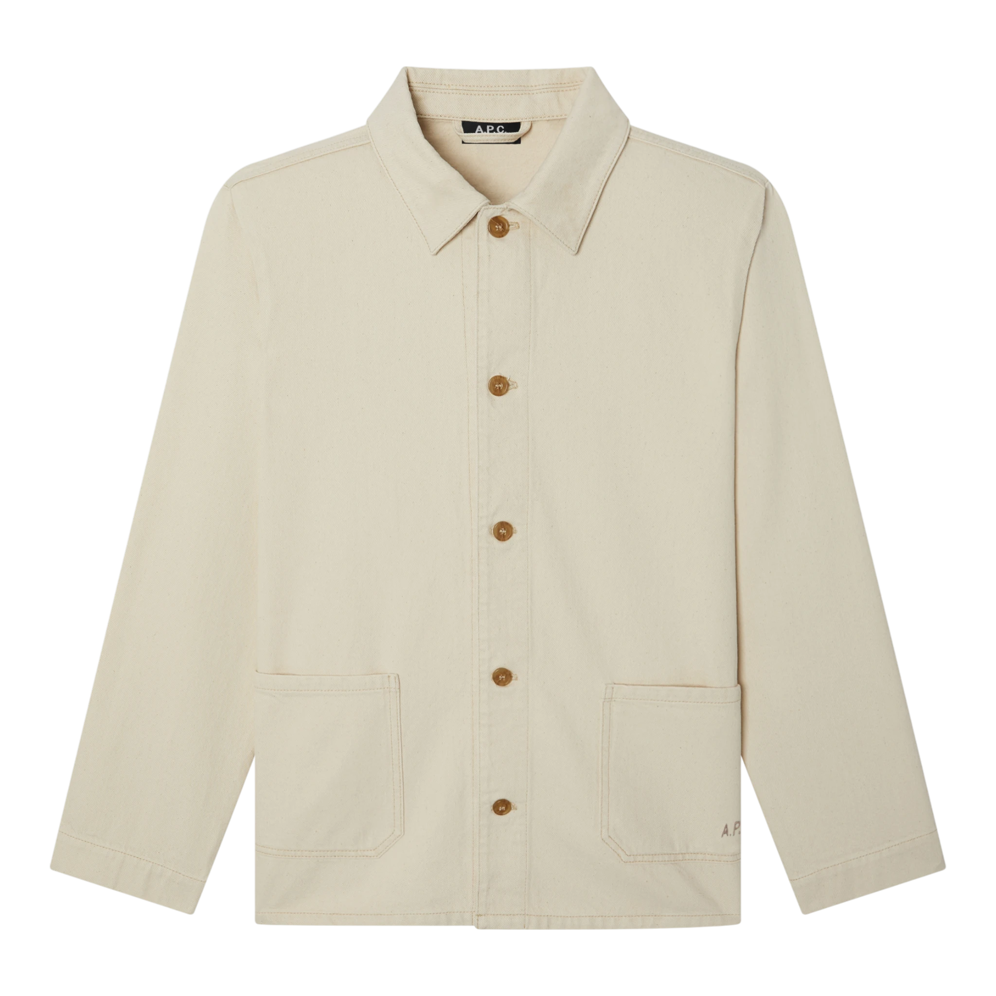 A.P.C Kerlouan Brodee Jacket - Ecru Outerwear A.P.C 