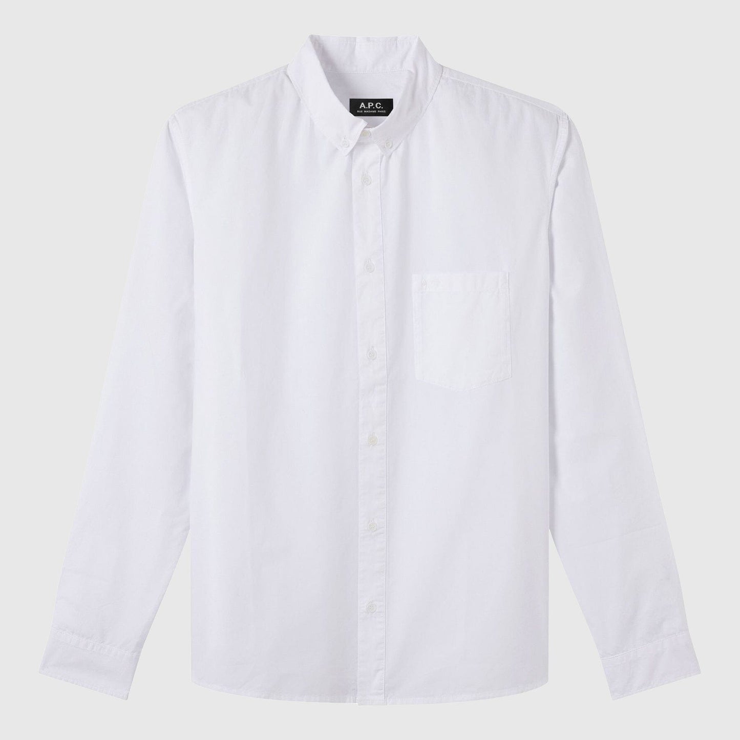A.P.C Logo Edouard Shirt - White Shirt A.P.C. 