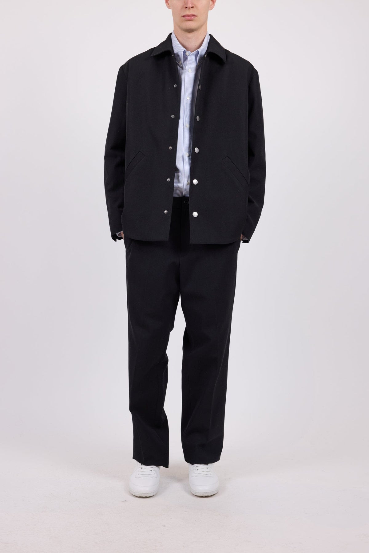 A.P.C. - Pantalon Renato - Black Bukse A.P.C. 