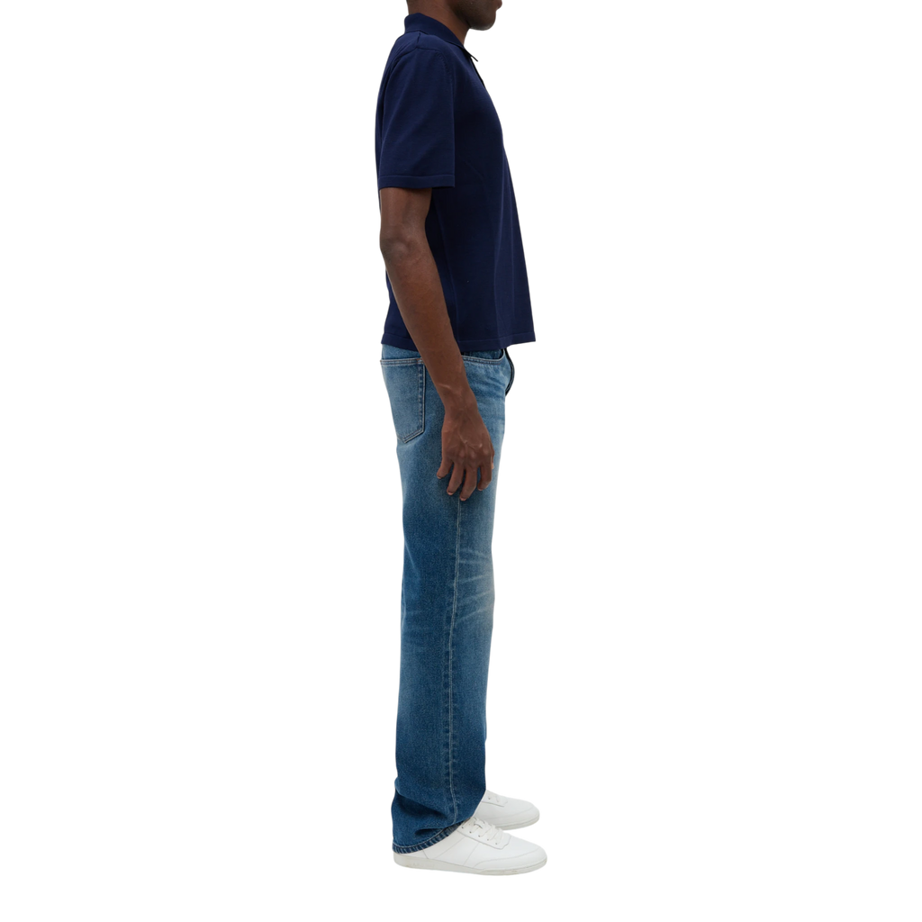 A.P.C Polo Colin Knitwear - Iak Dark Navy Knitwear A.P.C 