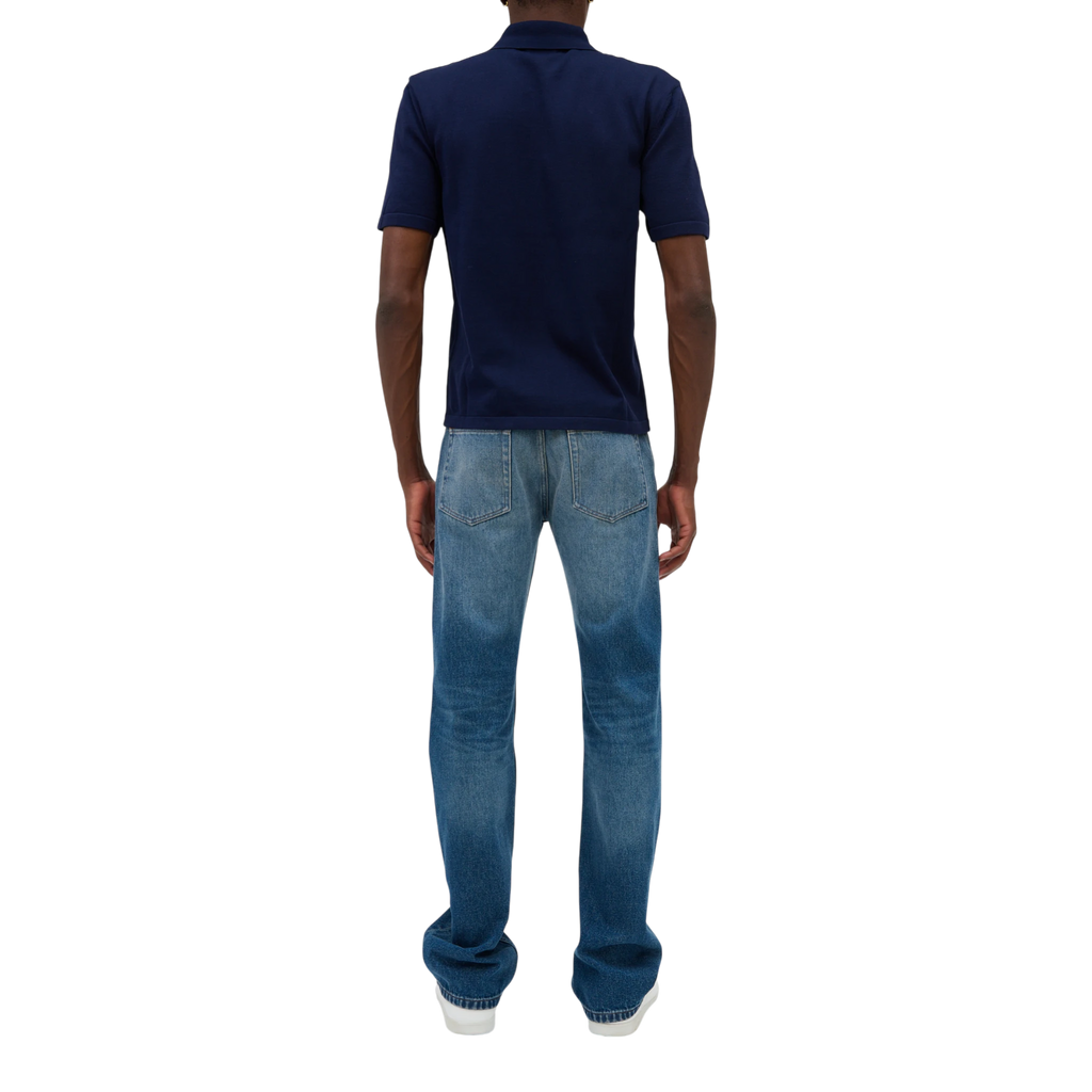 A.P.C Polo Colin Knitwear - Iak Dark Navy Knitwear A.P.C 