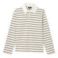 A.P.C Polo Manches Longues Raye Longsleeve - Aad Ecru Longsleeve A.P.C 