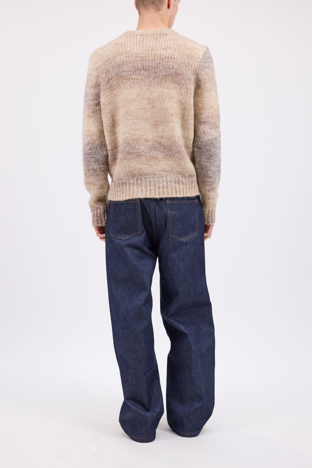 A.P.C. - Pull Marcos - Beige Clair Chiné Genser A.P.C. 