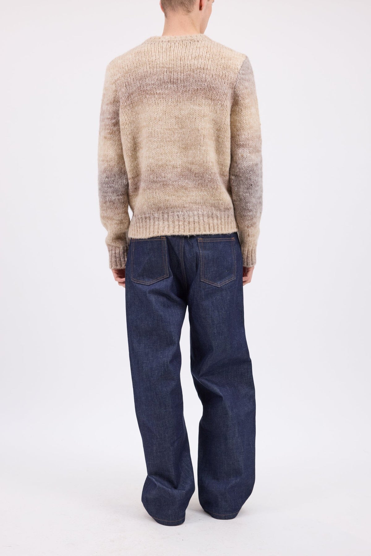 A.P.C. - Pull Marcos - Beige Clair Chiné Genser A.P.C. 