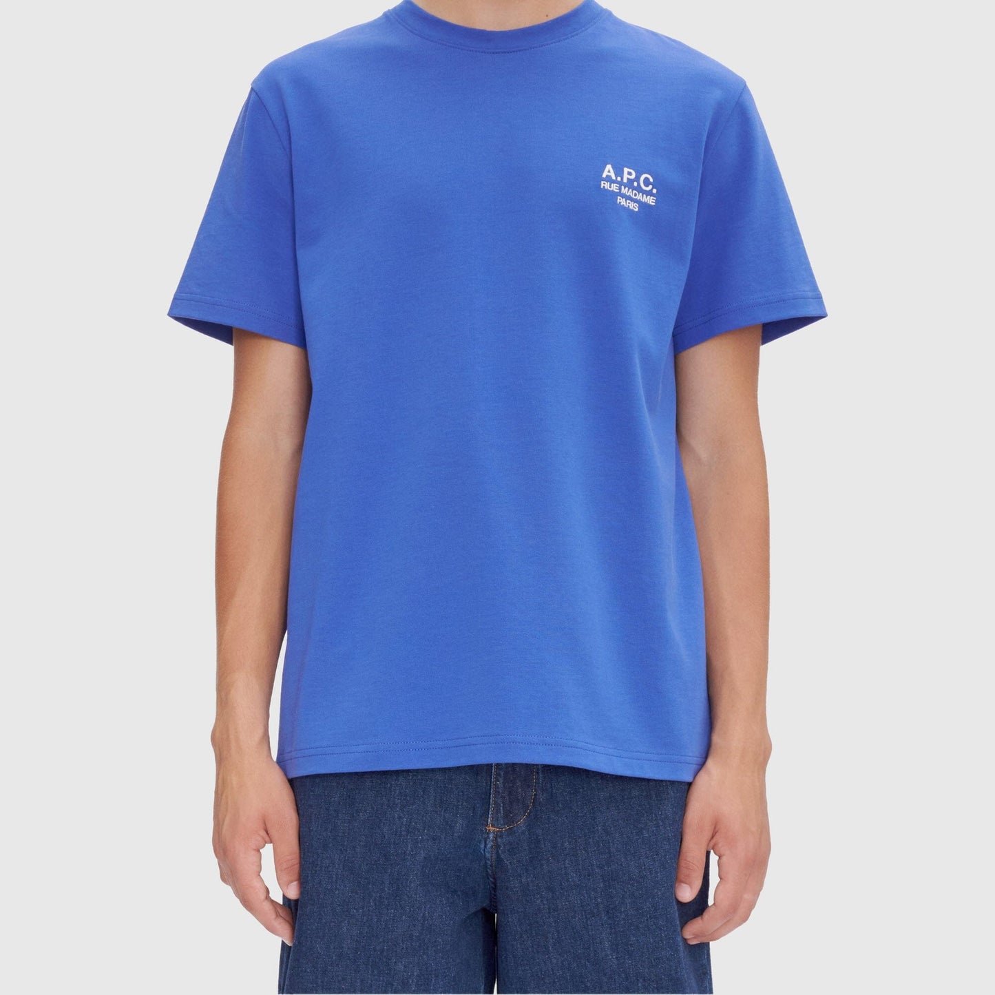 A.P.C Raymond T-Shirt - Blue/White T-Shirt A.P.C 