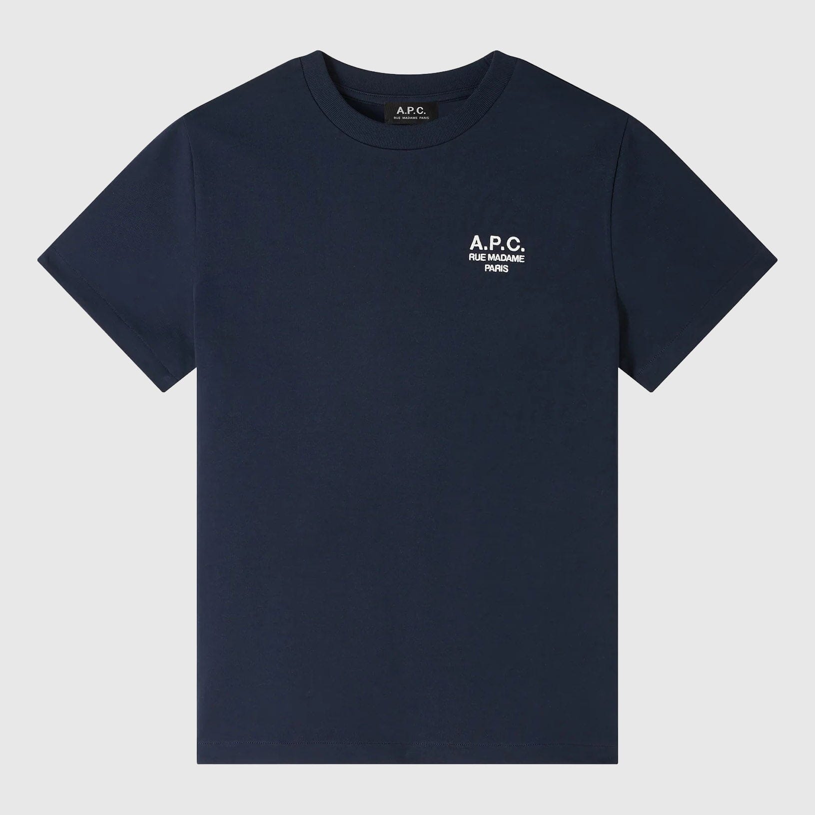 A.P.C. Rue Madame Standard T-Shirt - Dark Navy/Ecru T-shirt A.P.C. 