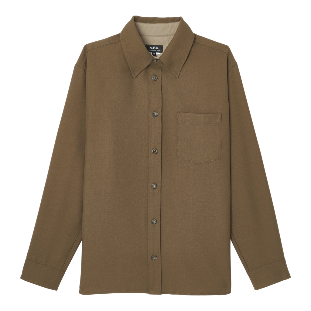 A.P.C Surchemise Overshirt - Khaki Overshirt A.P.C 