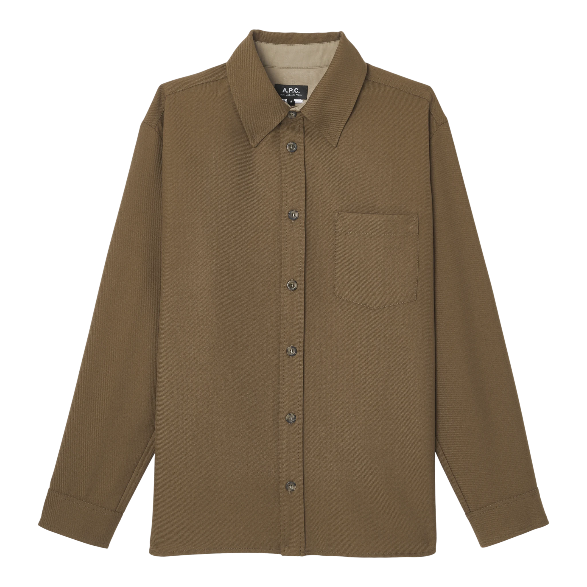 A.P.C Surchemise Overshirt - Khaki Overshirt A.P.C 
