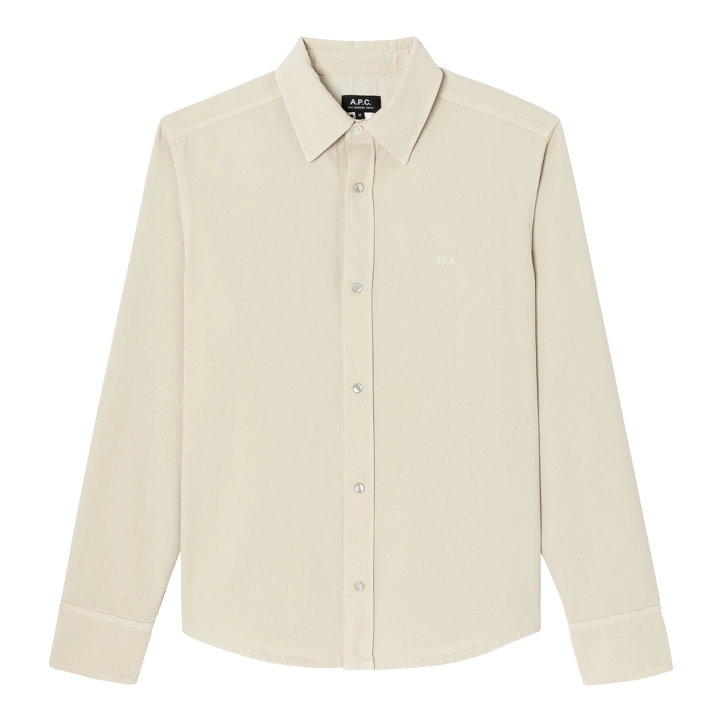 A.P.C Surchemise Overshirt - Mastic Overshirt A.P.C 